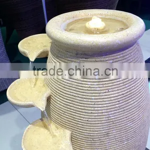 Decorative Indoor or Outdoor Water Fountain Resin Pot Indoor Water Fountain thumbnail-2