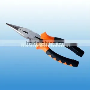 Long Flat Nose Pliers With TPR Handle PSC010 thumbnail-1