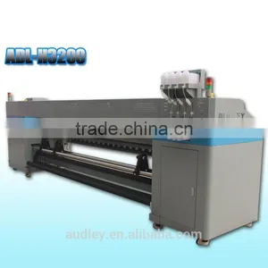 Audley H3200 3.2m or 10.5ft Cheap Large Format Eco Solvent Printer With 2 DX5 Heads For Banner And Sticker Printing thumbnail-3