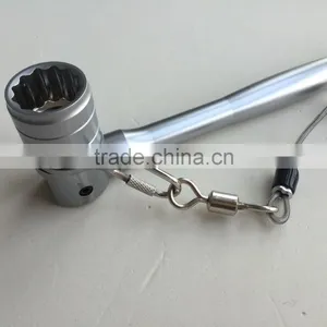 CRV Head Carbon Steel Handle Flexible Swing Over Scaffold Wrench thumbnail-1