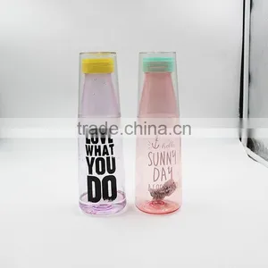 2017 Customized According to Customer LogoWith a Cup of Water Plastic Fruit Bottle Cup thumbnail-4