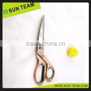 ST008A 9-1/2" HIGH Full Stainless Steel Gold Scissors thumbnail-5