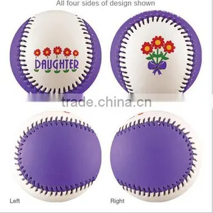 High Quality&cheap Price 9 Inch 108 Needles Custom PVC Leather Cork Core Printing Softball&baseball thumbnail-1