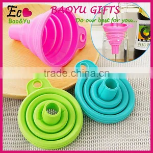 Collapsible Funnel Food Grade Silicone Foldable Funnel thumbnail-1