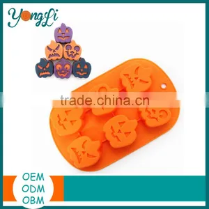 Pumpkin Ghost House Witch Hat Shaped Halloween Mould Silicone thumbnail-1