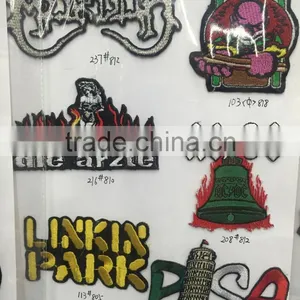 P003-014 to 019 Embroidered Applique Patches Sewing Craft Decoration for Young Hippie Culture thumbnail-1