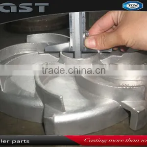 Pump Parts Impellers/turbo Impeller/brasion Resistance Alloy Steel Lost Wax Precision Casting Pump Impeller thumbnail-1