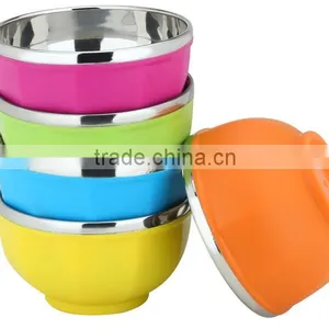 Personalized Heat Proof Handle Large Antique Metal Stainless Steel Mixing Bowl thumbnail-1