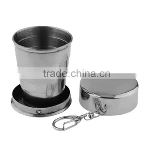 Six-layer Stainless Steel Flexible Folding Portable Cups or Travelling Cups thumbnail-1