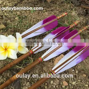 Fancy Bamboo Arrows With Colorful Bowstrings thumbnail-1