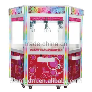 2015 Hot Sale Rainbow Style Coin Operate Claw Crane Machine/toy Crane Machine for Sale thumbnail-1
