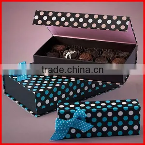Nice! Eco-friendly High Quality Paper Folding Chocolate Candy Gift Boxes With PET Insert thumbnail-1