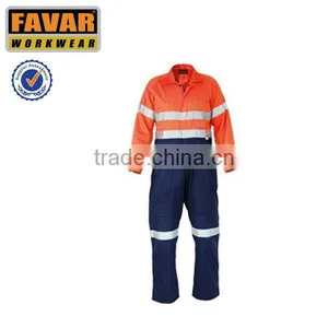 Cotton Coveralls Anti Fire Coverall for Oil and Gas thumbnail-1