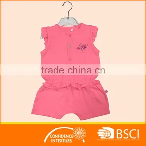 Rose Red Nice Clothing Baby Romper Onesie thumbnail-1