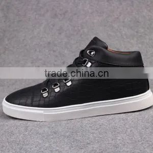 Liquidation Closeouts Men High Top pu Board Shoes With Low Price thumbnail-2