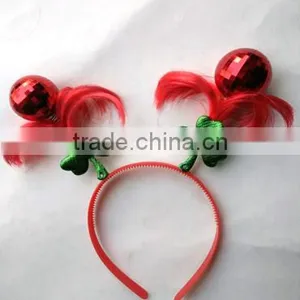 Lovely Christmas Hat and Christmas Tree Hairbands Diy Handmade Christmas Hair Jewelry for Christmas Party Gifts thumbnail-5