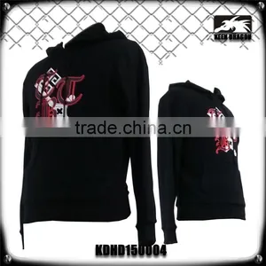 Custom Hoodies 100% Cotton Black Pullover Hoodies China Wholesale Mens Hoodies thumbnail-1