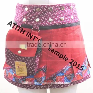 Designer Printed Wrap Skirt thumbnail-5