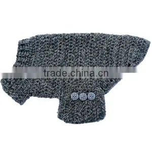 Three Buttons Knitting Patterns for Dog Clothes Sweater thumbnail-3