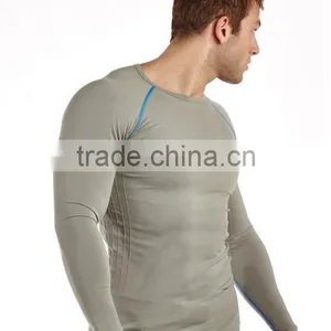 Polyester Dry Fit Running T Shirt Custom Logo Plain Slim Fit Sport T Shirt OEM thumbnail-2