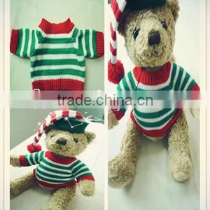 Funny Special Bear Cloth Cute Striped Animal Sweater thumbnail-1