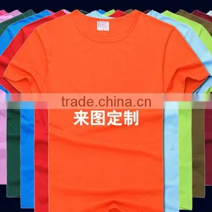 Factory Cheap Price Custom Design Cotton Bulk 180gsm Short T-shirt thumbnail-1