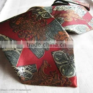 New Silk Classic Mix Color Silk Men's Tie thumbnail-1