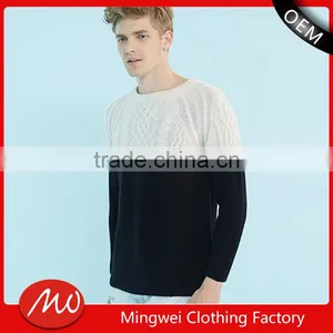 2017 Mens Knit Round Neck Cashmere Pullover Sweater for Wholesale thumbnail-1