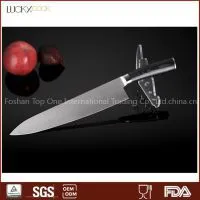 Micarta Comfortable Handle Damascus Chefs Knife thumbnail-1