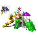 LLDPE Plastic Steel Commercial Kids Outdoor Playground Equipment Slides for Park thumbnail-1
