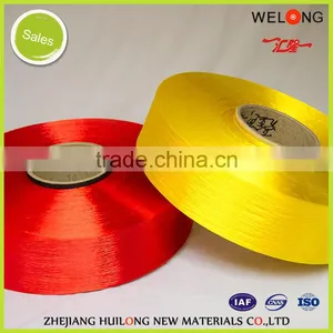 Dyed Dope / Color Polyester Filament Yarn Fdy 300D Stock for Curtain Fabric thumbnail-6