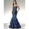 High Quality Custom Made Mermaid Formal Dress Taffeta Material thumbnail-1