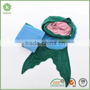 Kids Super Soft Fleece Mermaid Tail Sleeping Bag thumbnail-1