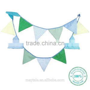 Durable 100% Cotton Fabric Flag Bunting Banner Wedding, Birthday, Party Decoration thumbnail-1