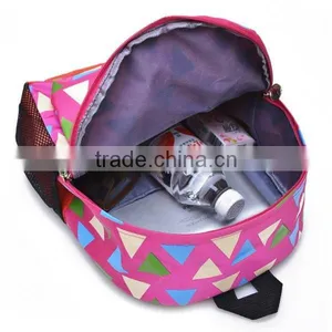 Muti-color Triangle Lovely School Kindergarten School Kids Bags thumbnail-3