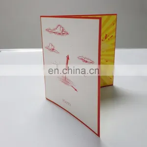 Custom Good Quality Led Flashing Light up Greeting Cards With Battery thumbnail-2