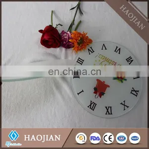 Tempered Glass Clock Sublimation Blank Table Clocks Cheap Table Clock Face thumbnail-4