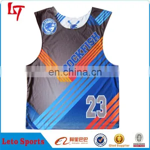Athletic Kinetic Design Sublimation Custom Reversible Lacrosse/ Custom Senior Lacrosse Pinny thumbnail-4