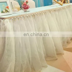 Simple Organza Styles of Table Skirting thumbnail-3