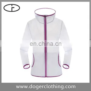 2016 Custom High Quality Hooded Women pu Jacket thumbnail-1