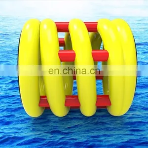 2017 Newest Design Customized Inflatable Cylinder Water Walking Roller Game thumbnail-2