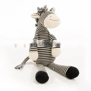 2015 New Design High Quality Knit and Stuffed Doll Zebra thumbnail-1