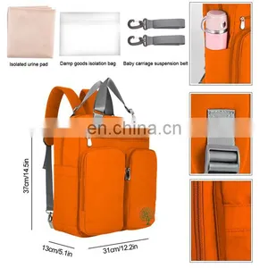Double Shoulder Backpack Bag Baby Bag Especially for Mother thumbnail-2