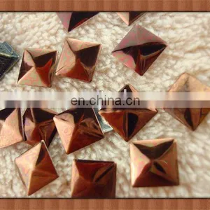2013 Fashion Design Square/round and Many Colors Decorative Nailhead Metal Studs Hotfix thumbnail-1