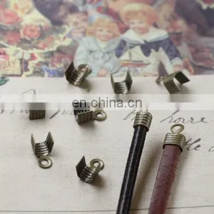 Hot Selling 2015 Ends Fastener Brass Metal Clasps Gold Cord End thumbnail-2