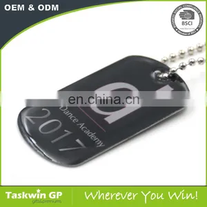 2017 Cross Competitive Price Black Colored Military Soft Enamel Metal Tag Dogs thumbnail-3