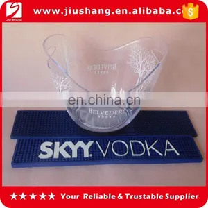 10L Clear Led ps Plastic Ice Bucket With Handle thumbnail-1