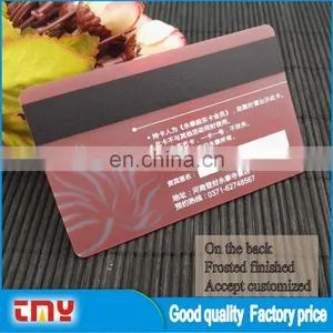 Clear Plastic Business Cards Cheap Wtih Magnetic Stripe thumbnail-6