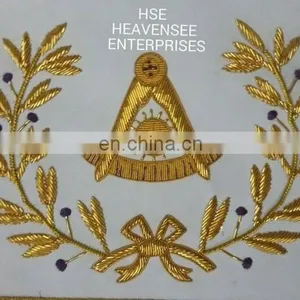 MASONIC REGALIA GRAND LODGE PAST MASTER APRON PURPLE thumbnail-3
