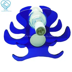 Retail Advertising Recyclable Cardboard Corrugated Paper Wine Display Rack thumbnail-1